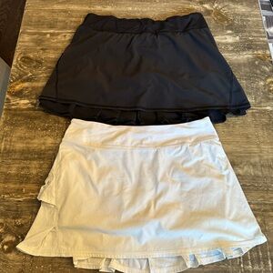 Two Lululemon Tennis Skorts